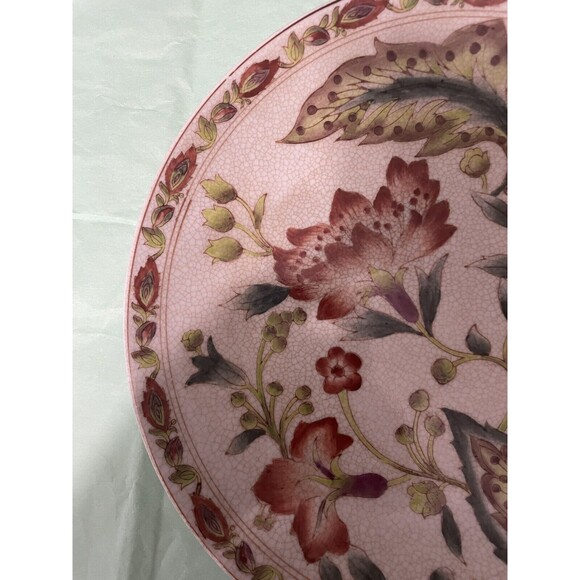 Beautiful Porcelain Enameled Plate - 10 1/2" - Picture 2 of 10